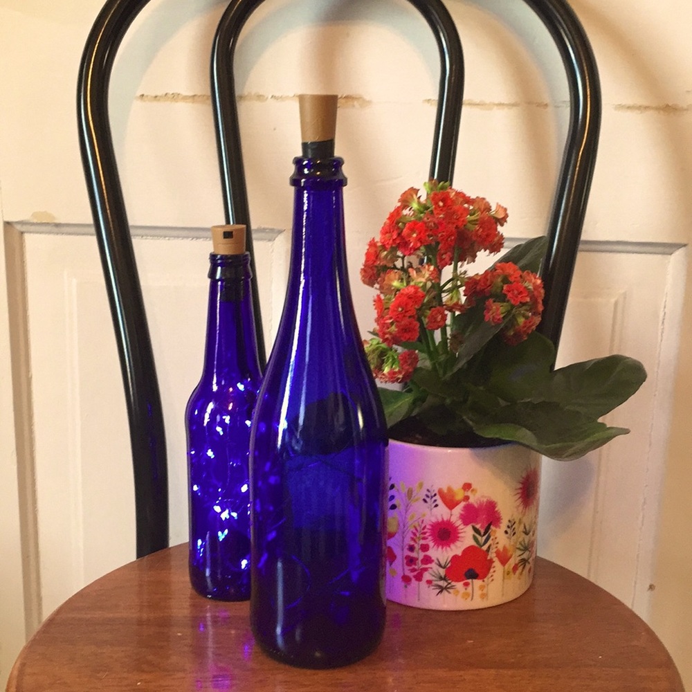 Blue Champagne Lantern 🍾